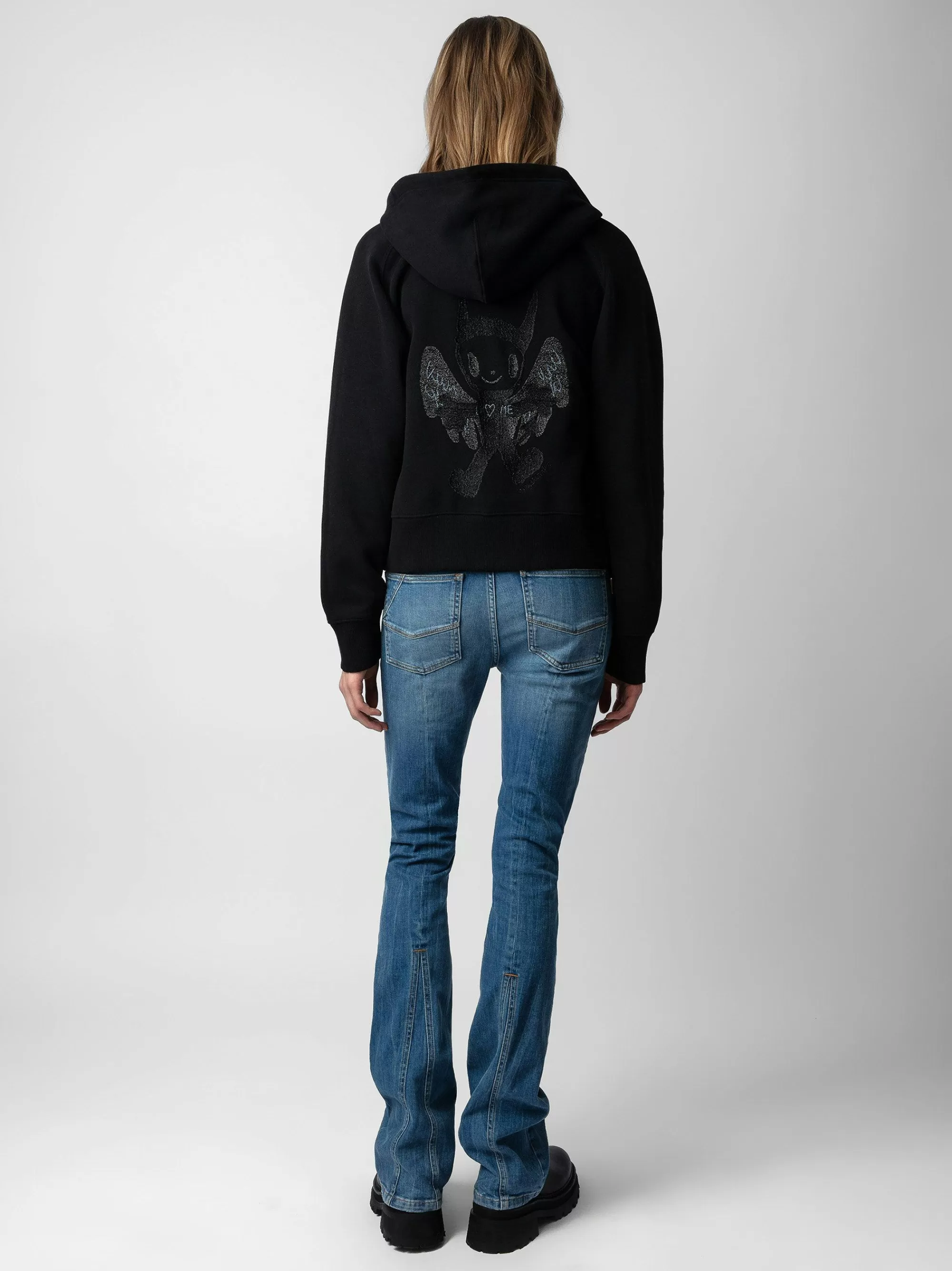 Cheap Zadig & Voltaire Aspene Devil Sweatshirt Svart