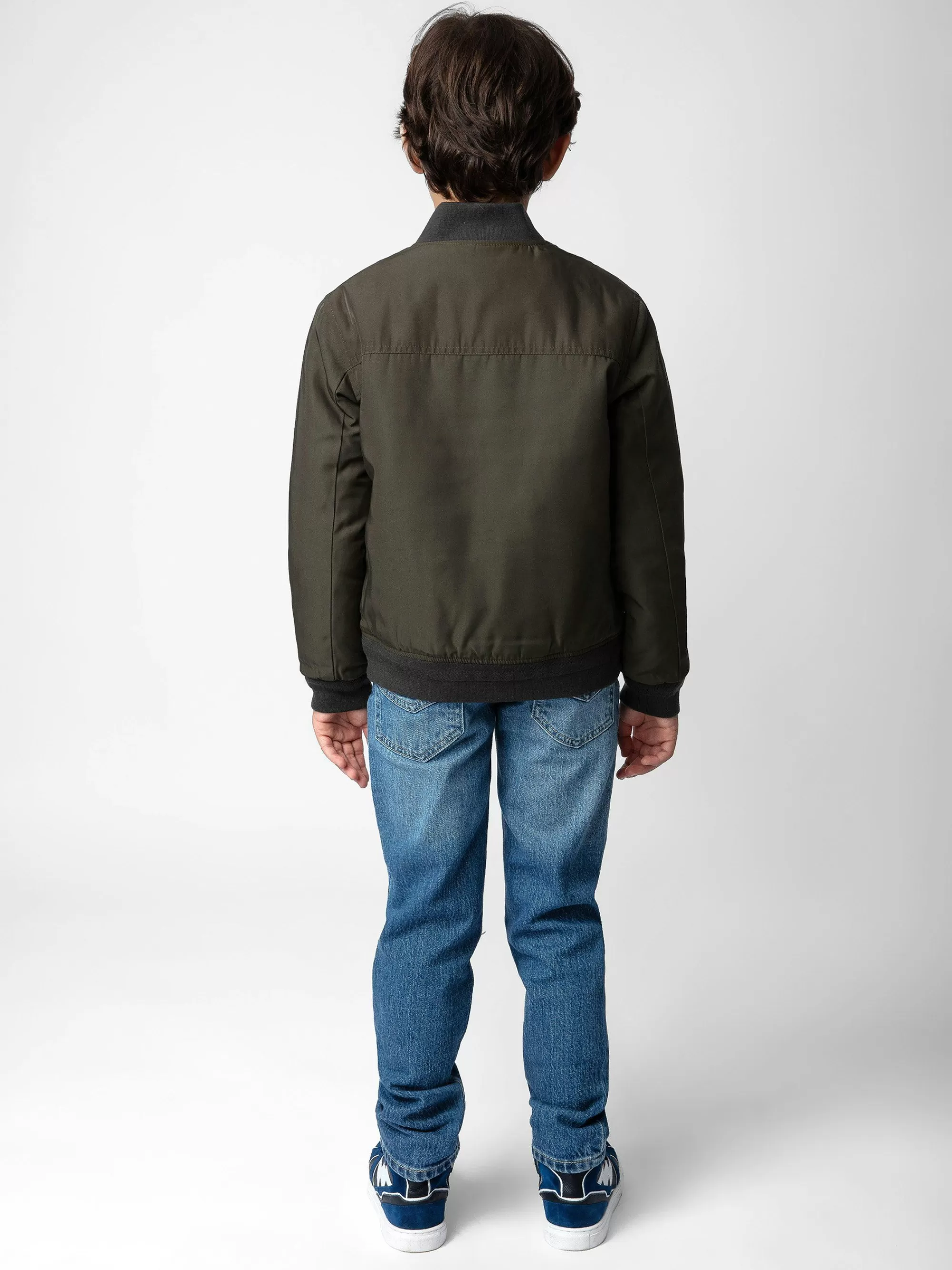 Outlet Zadig & Voltaire Benet Boy'S Bomber Jacket Kaki