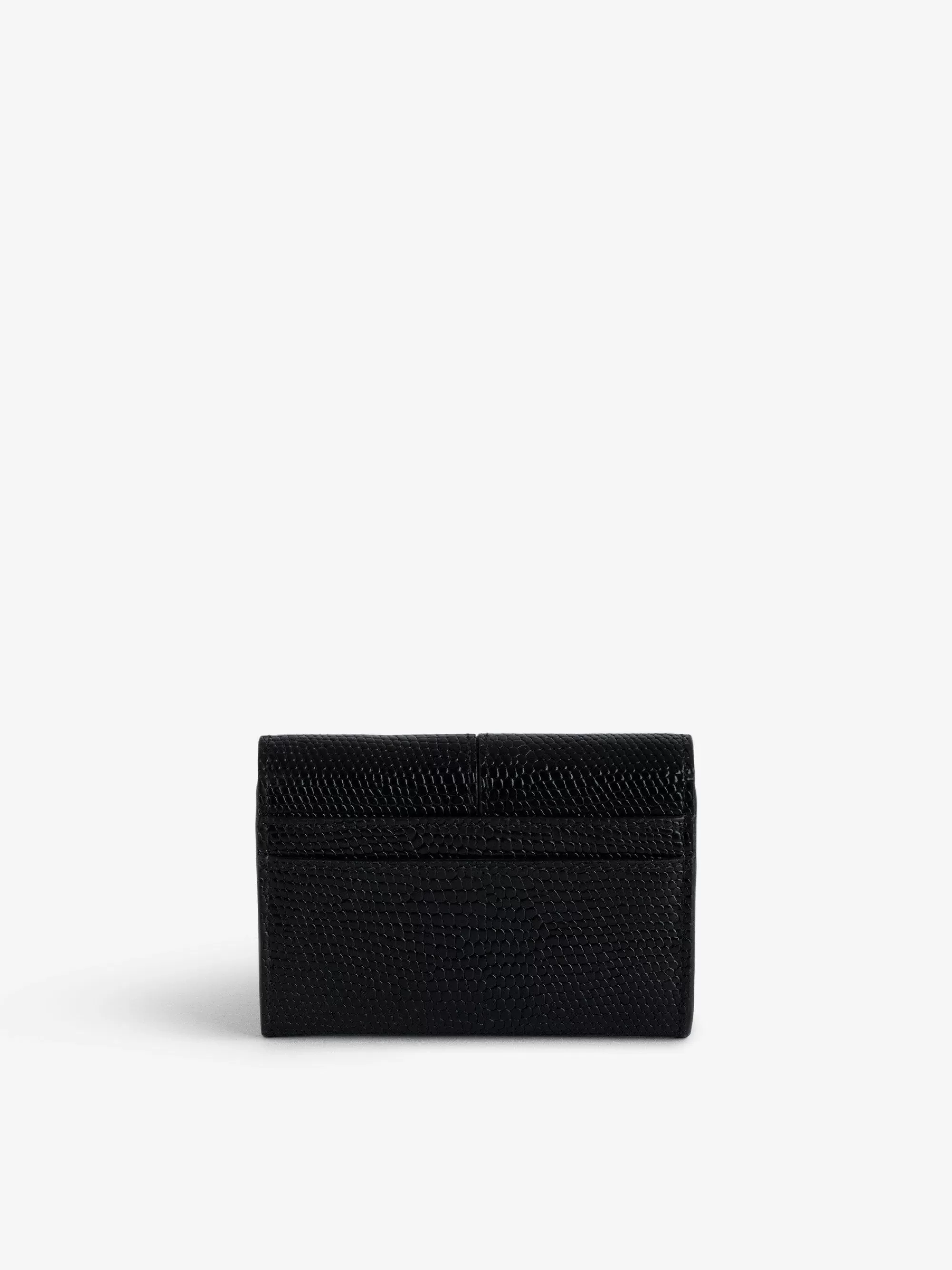 Sale Zadig & Voltaire Borderline Embosse Wallet Svart