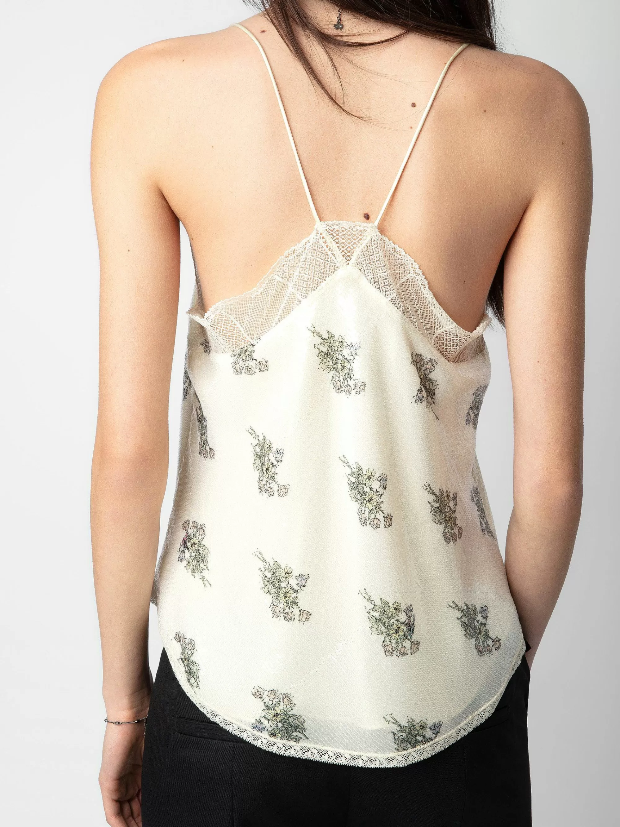 New Zadig & Voltaire Christy Sequins Camisole Kitt