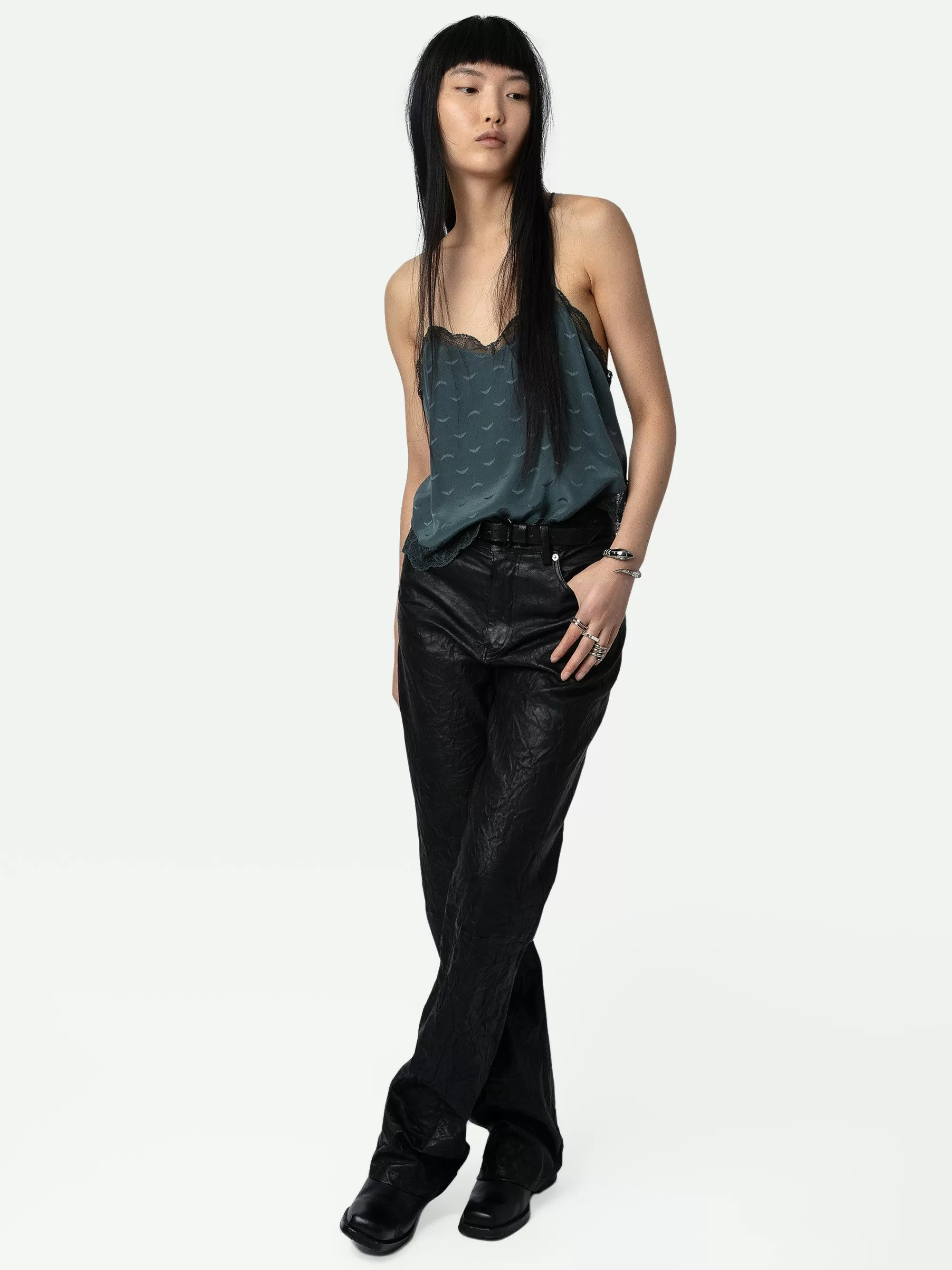 Flash Sale Zadig & Voltaire Claudy Silk Jacquard Camisole Heller Ikke Jeg