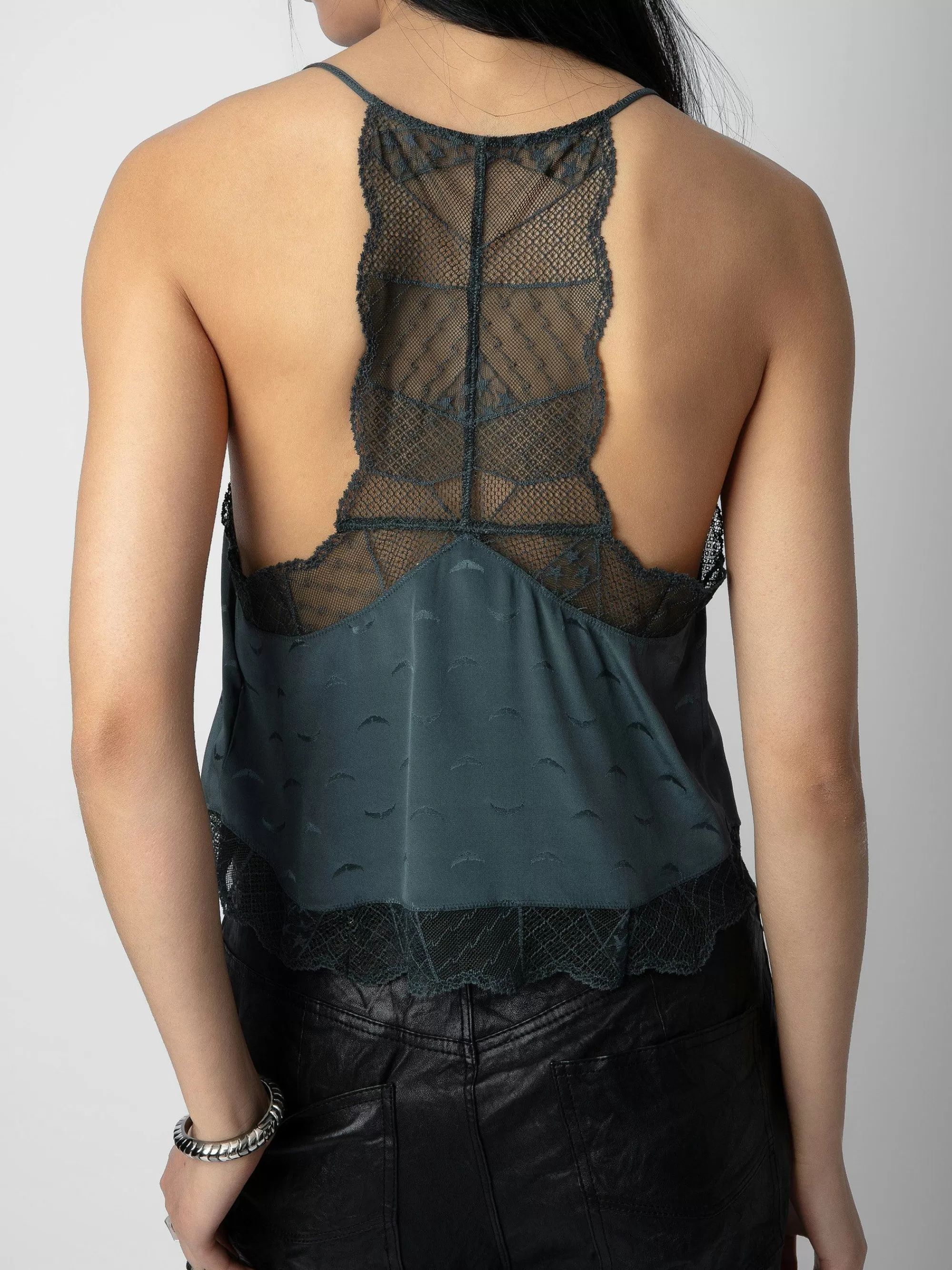 Flash Sale Zadig & Voltaire Claudy Silk Jacquard Camisole Heller Ikke Jeg