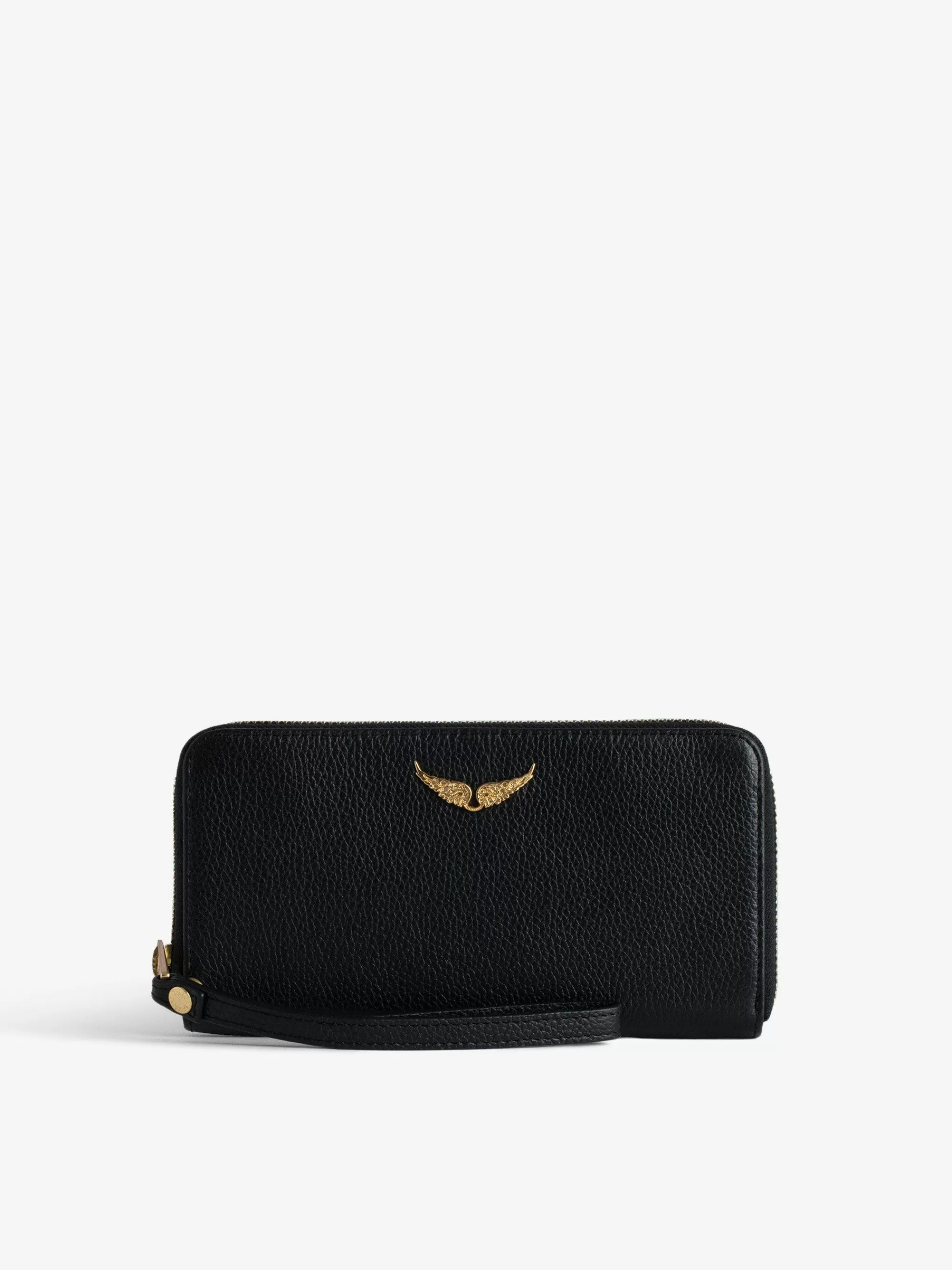 Cheap Zadig & Voltaire Companion Wallet Svart Gull