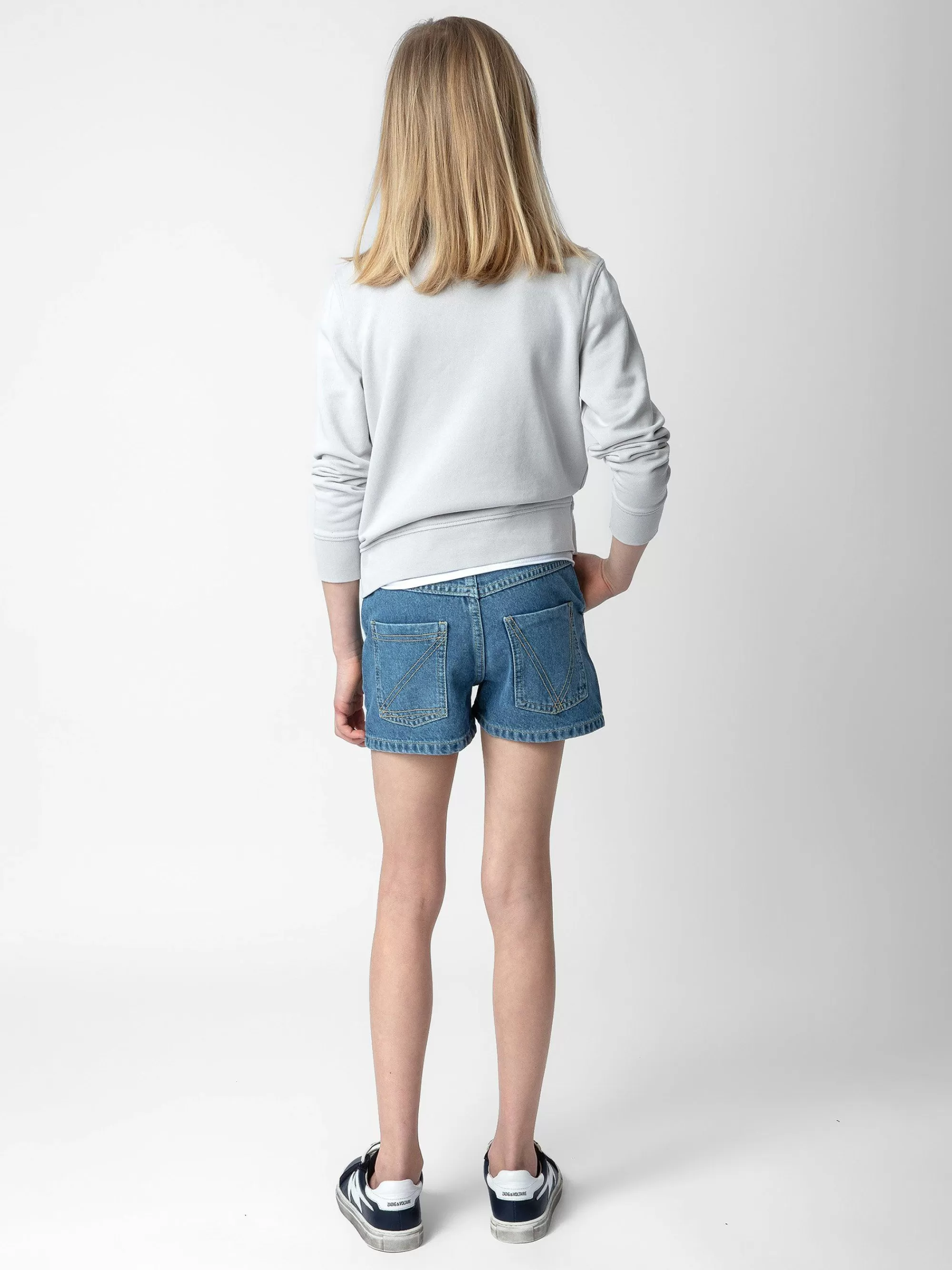 Sale Zadig & Voltaire Elle Jenteshorts Bla