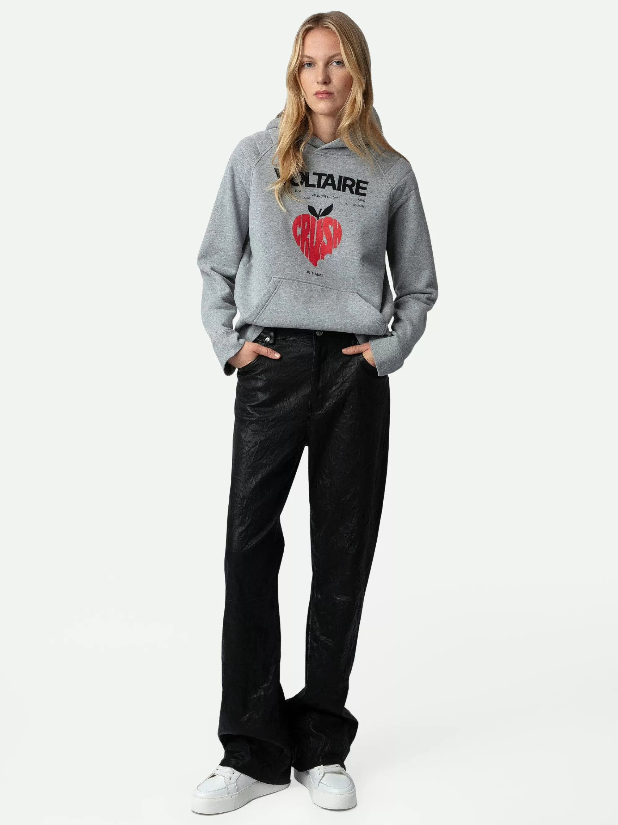 Flash Sale Zadig & Voltaire Evata Concert Crush Sweatshirt Middels Gra