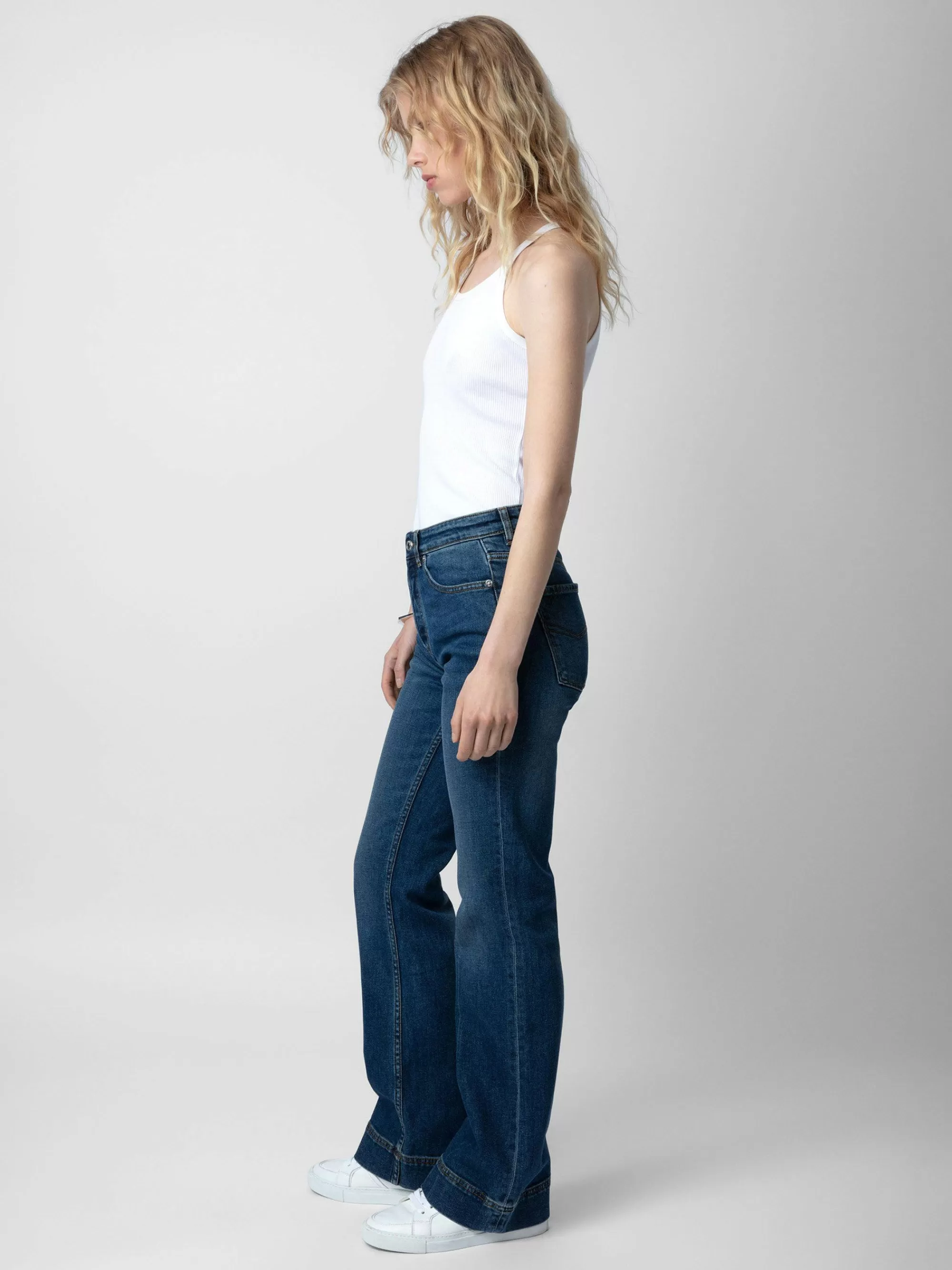 New Zadig & Voltaire Jean Vincente Middels Bla