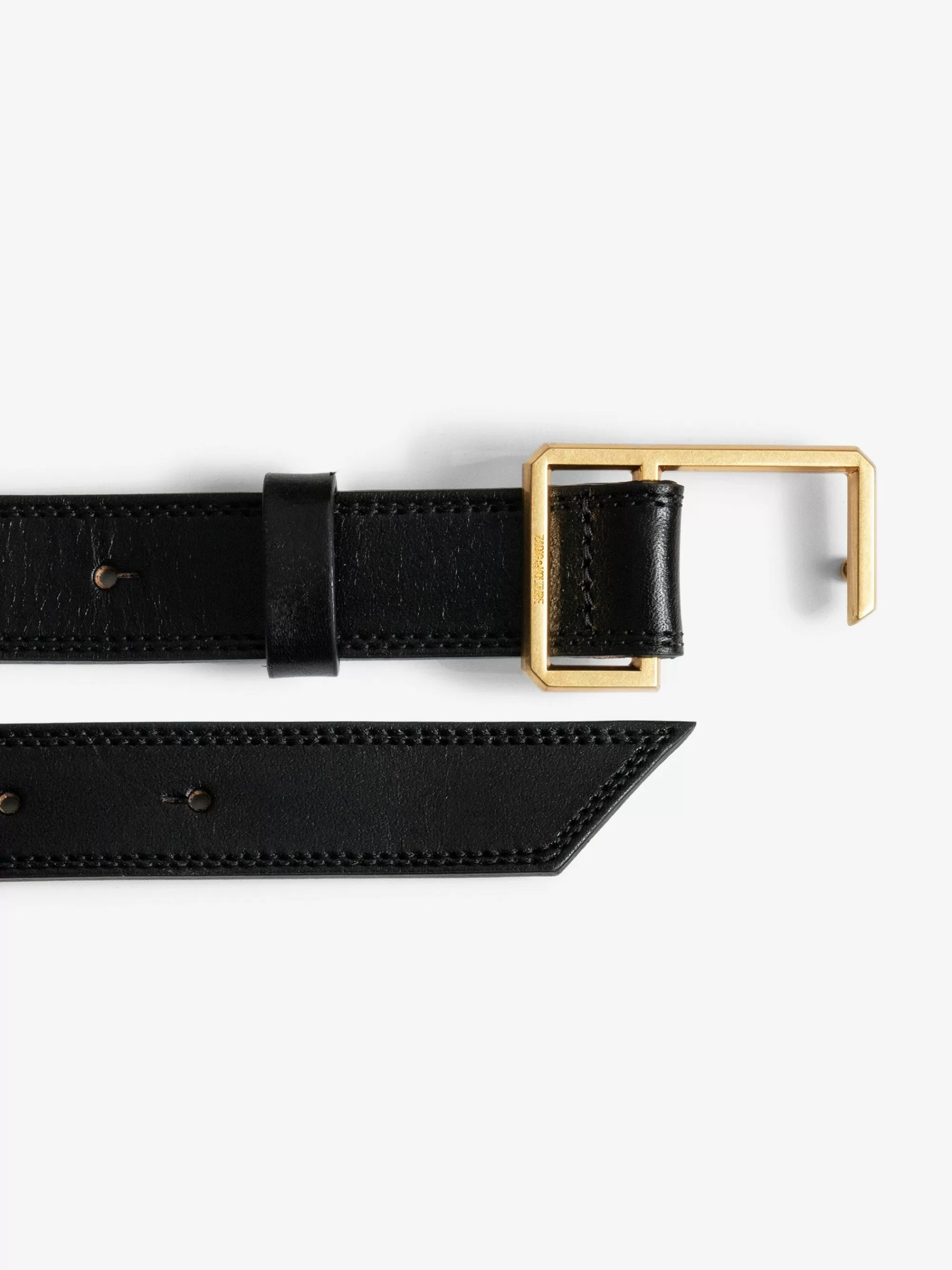 Cheap Zadig & Voltaire La Cecilia Obsession Belt Svart