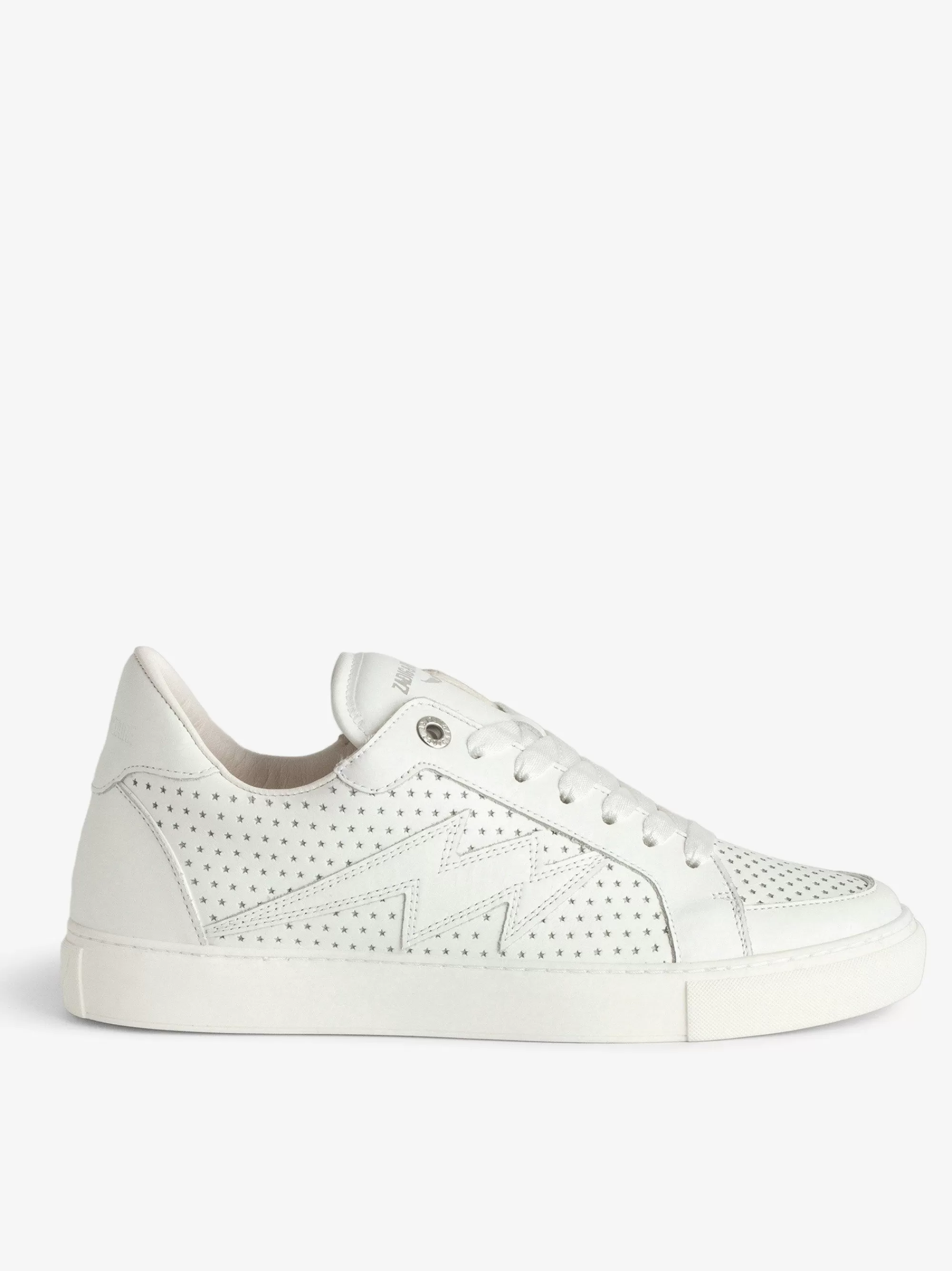 New Zadig & Voltaire Low-Top Joggesko Zv1747 The Flash Hvit