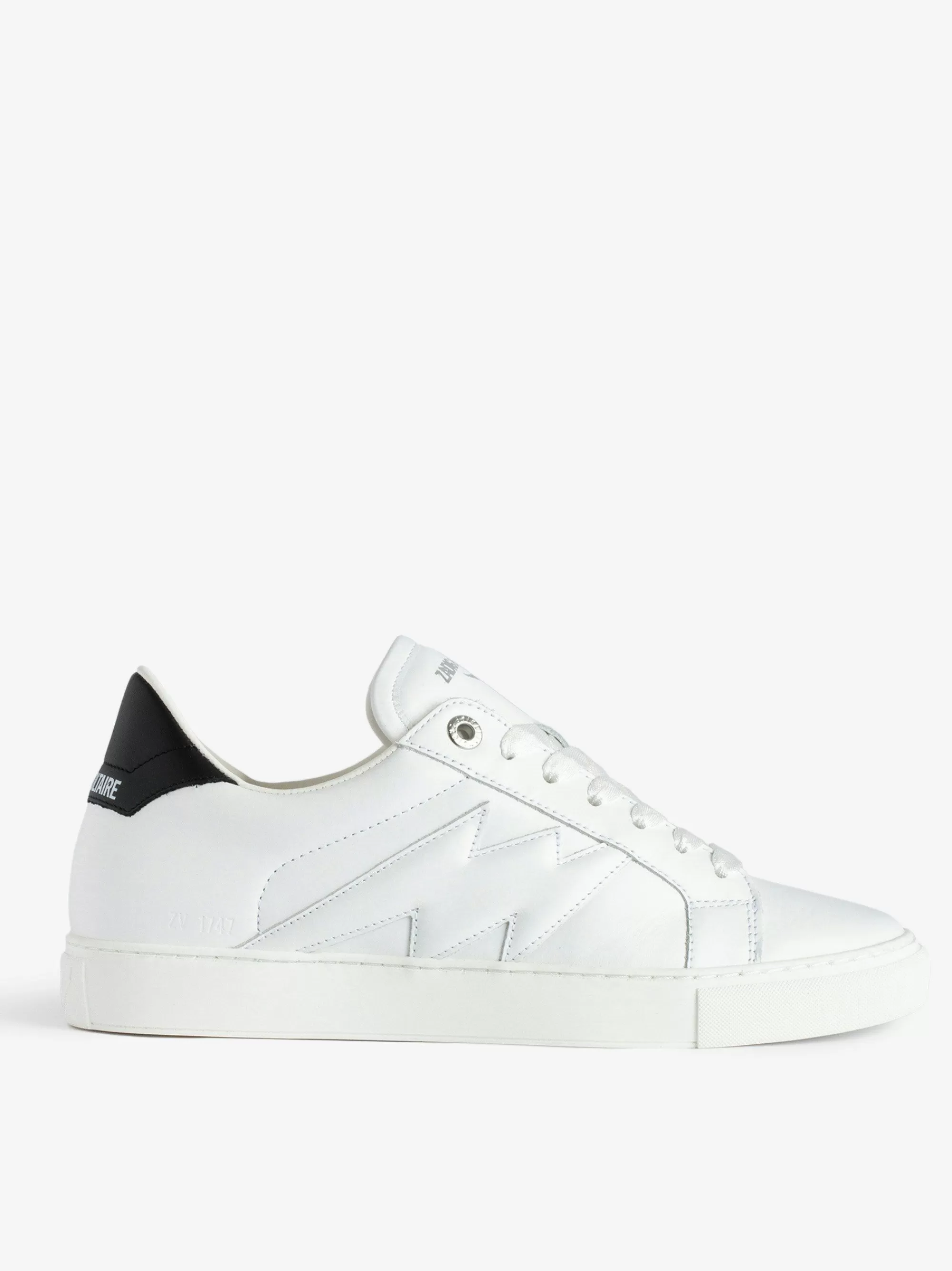 Best Sale Zadig & Voltaire Low-Top Joggesko Zv1747 The Flash Hvit