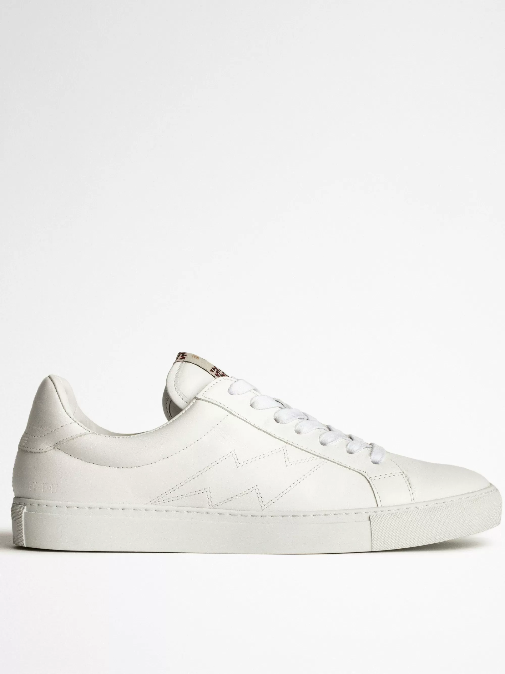 Online Zadig & Voltaire Low-Top Joggesko Zv1747 The Flash Hvit