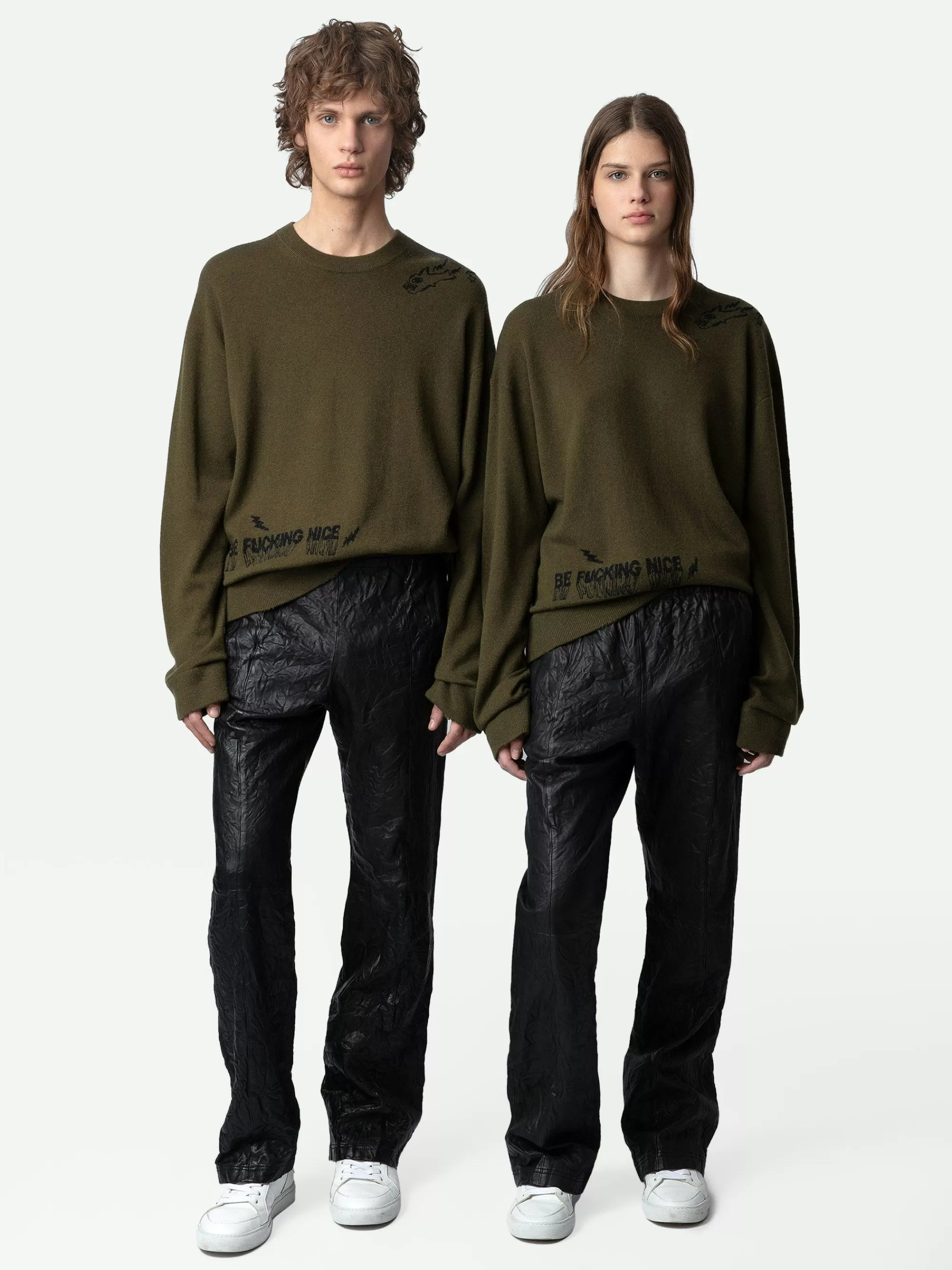 Online Zadig & Voltaire Marko Genser Brukt Khaki