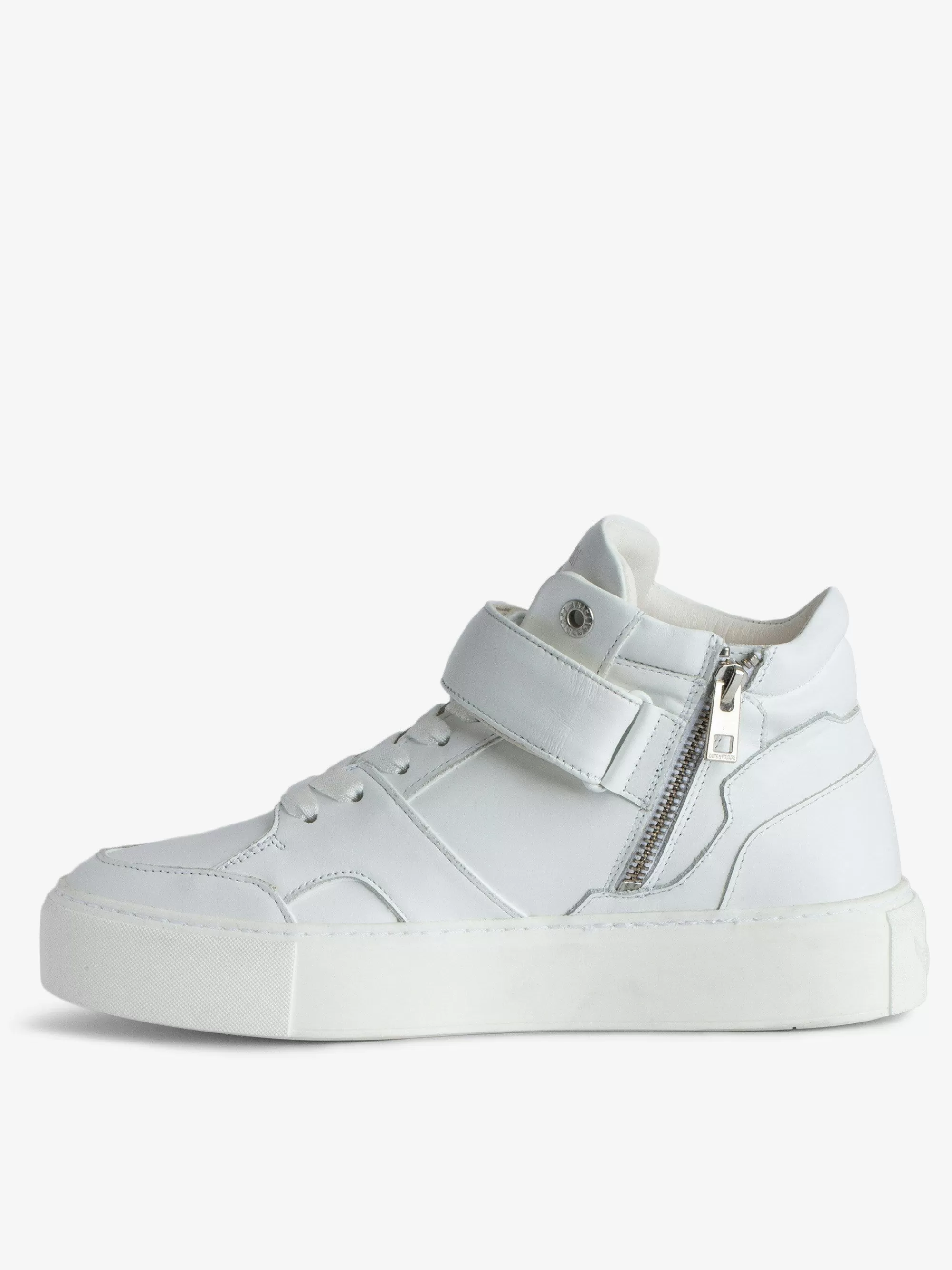 Store Zadig & Voltaire Mid-High Sneakers Zv1747 Flash Chunky Hvit