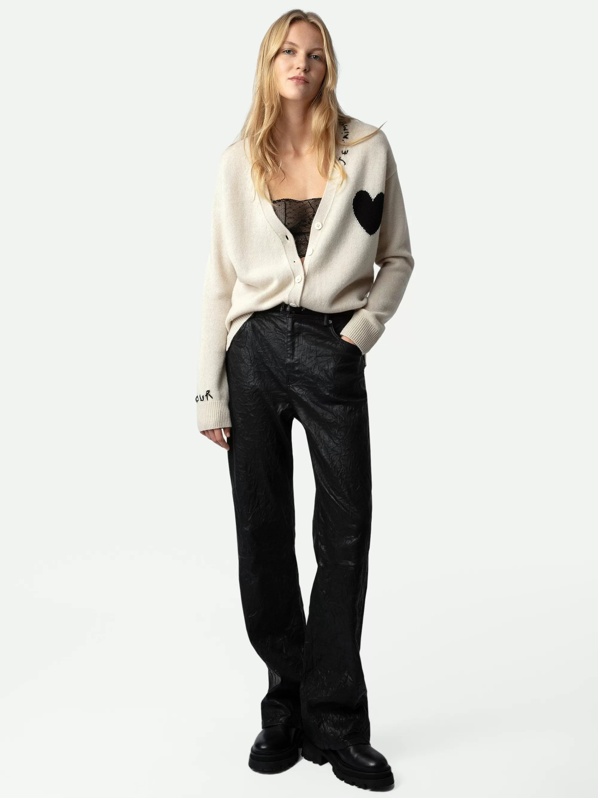 Clearance Zadig & Voltaire Mirka Cardigan 100% Cashmere Judo