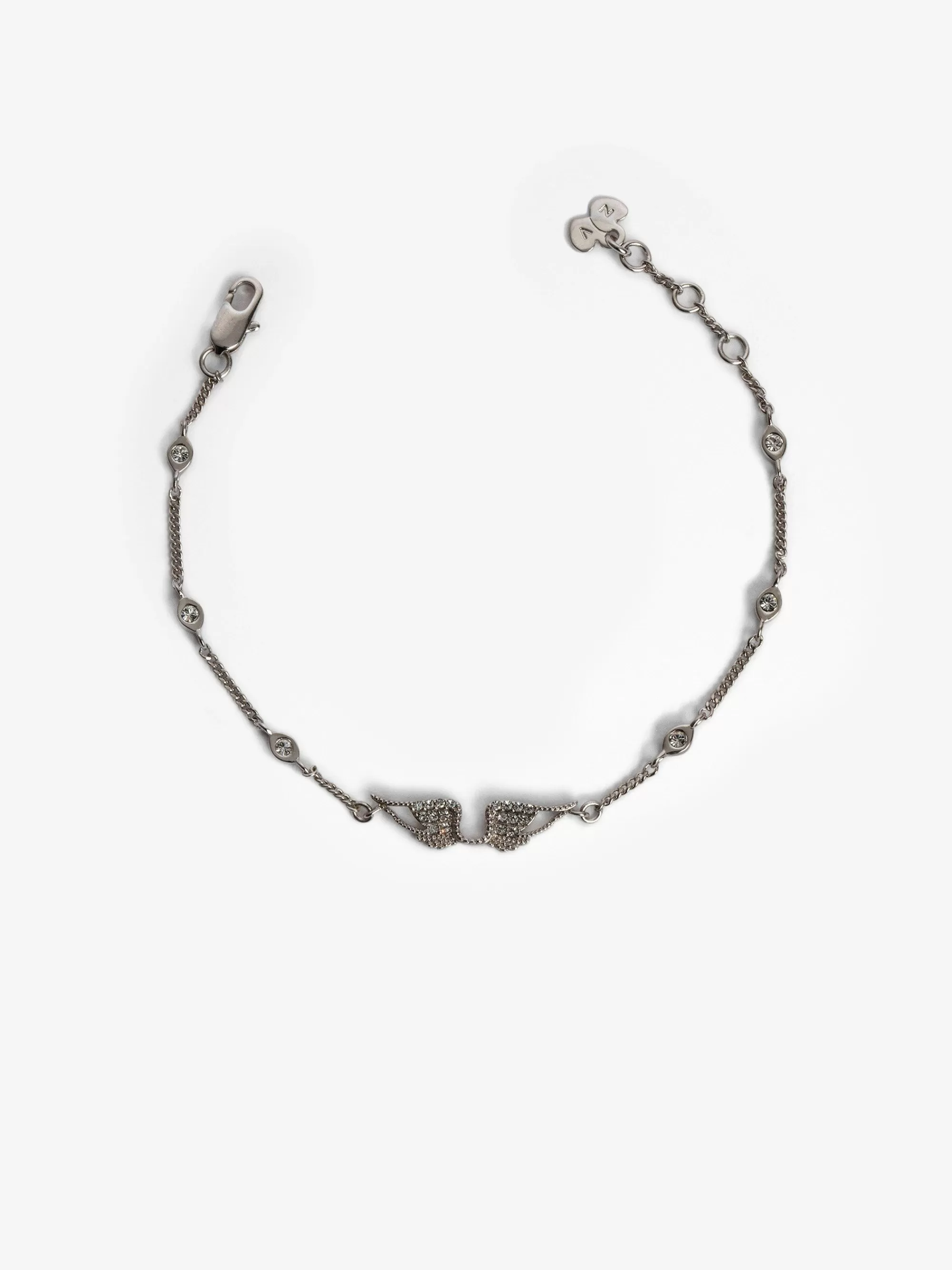 Store Zadig & Voltaire Rock Armband Skinnende Solv