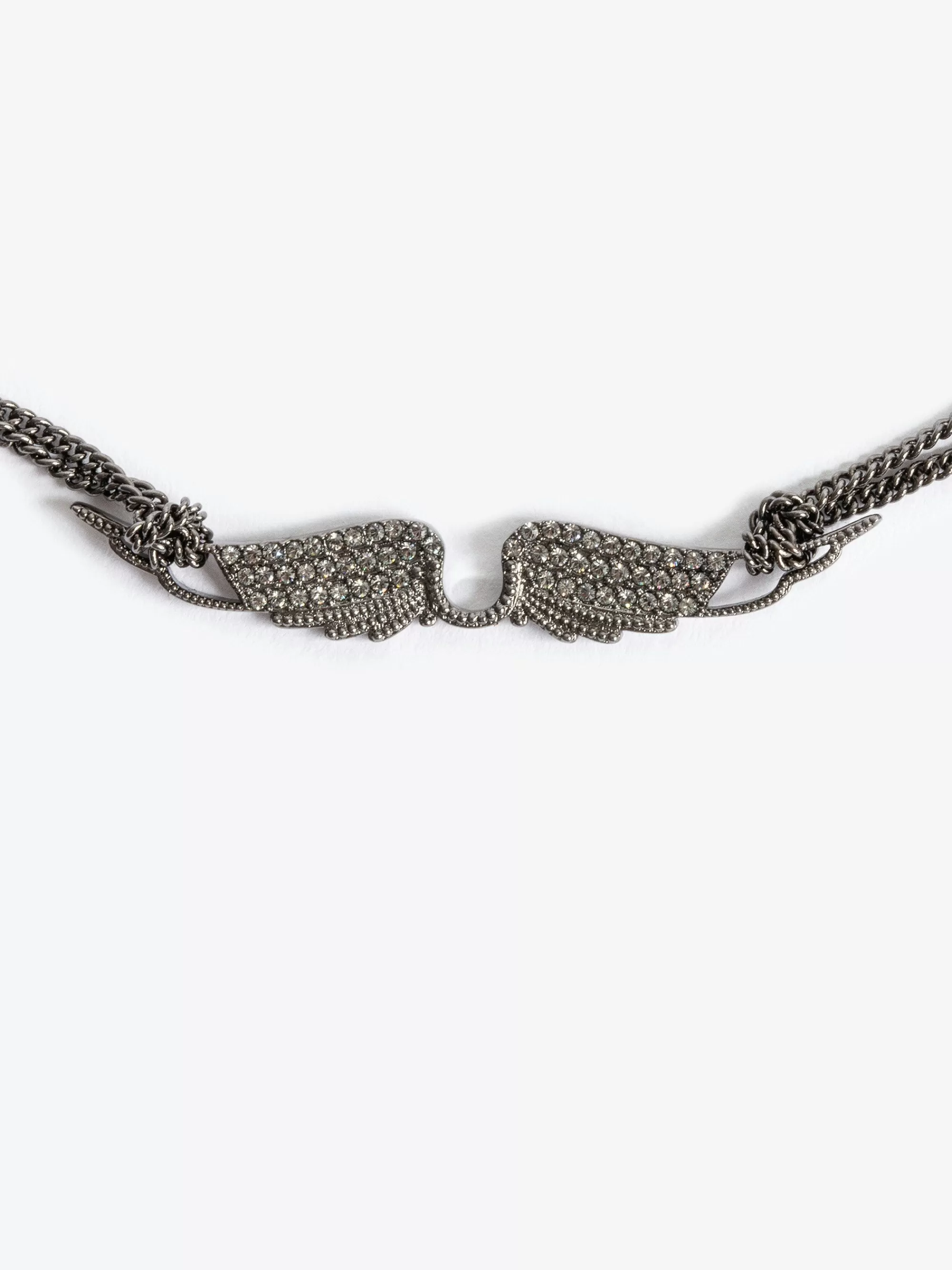 Fashion Zadig & Voltaire Rock Choker Halskjede Skinnende Pistol