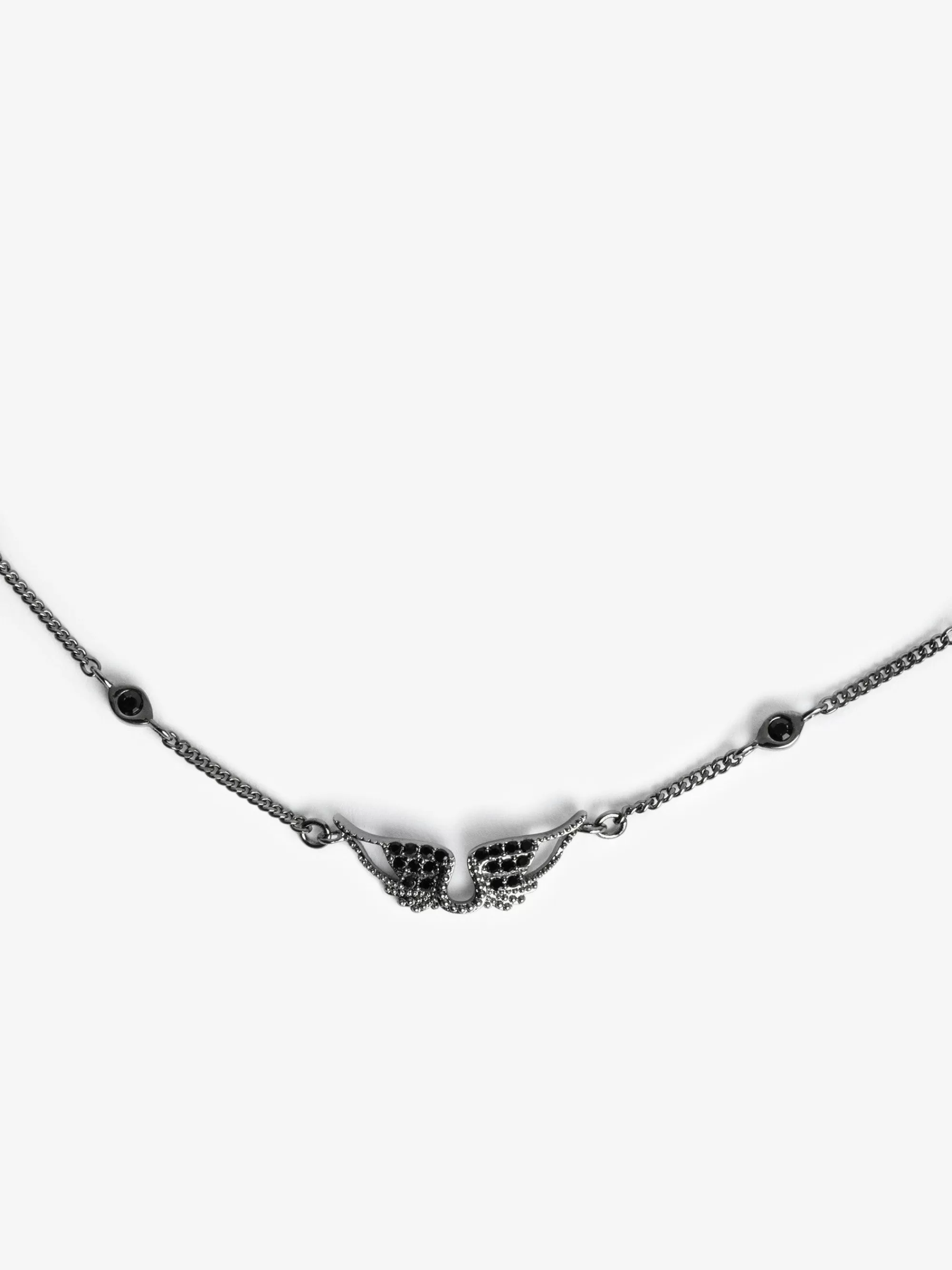 Clearance Zadig & Voltaire Rock Choker Halskjede Skinnende Pistol