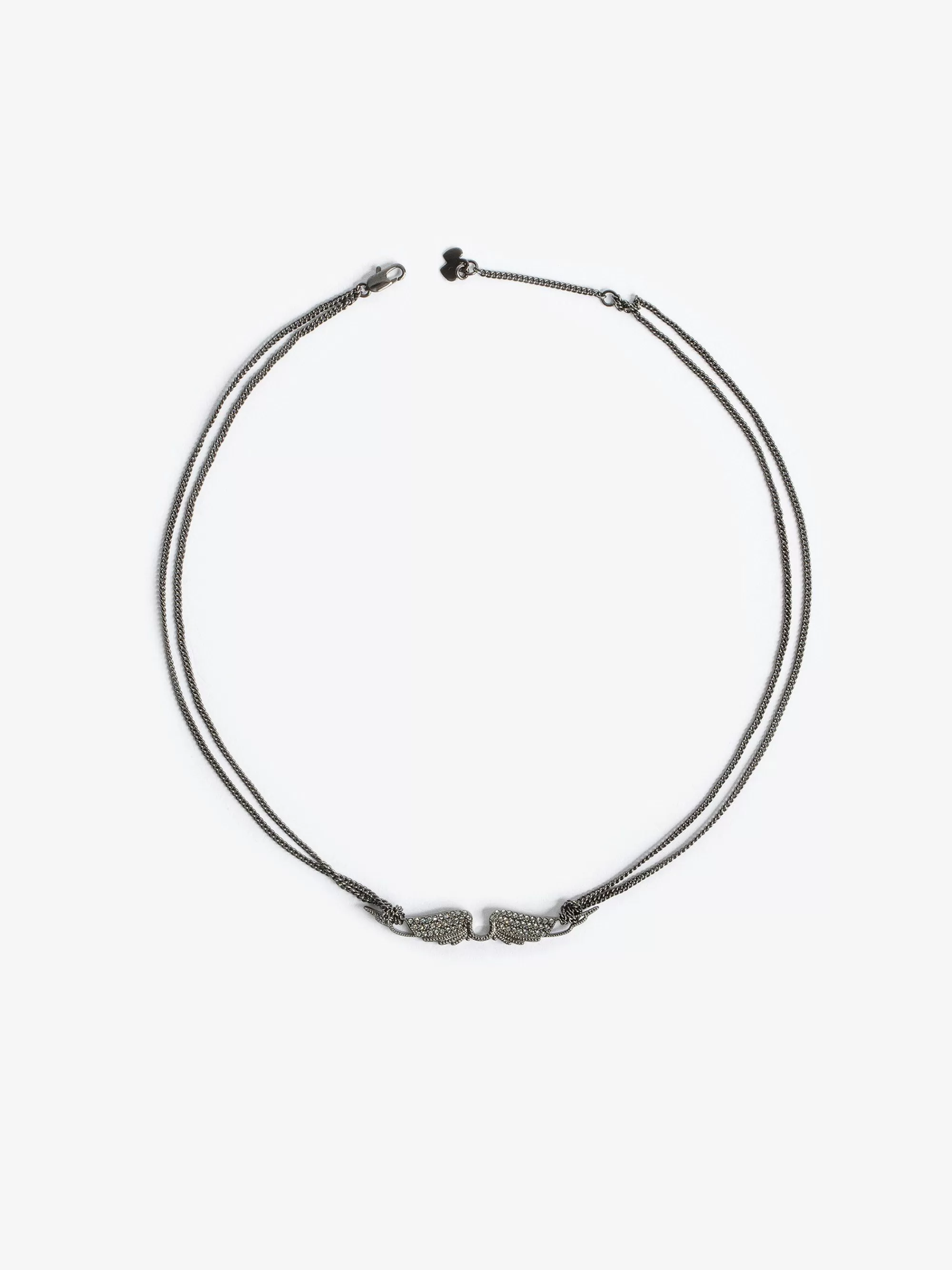 Fashion Zadig & Voltaire Rock Choker Halskjede Skinnende Pistol