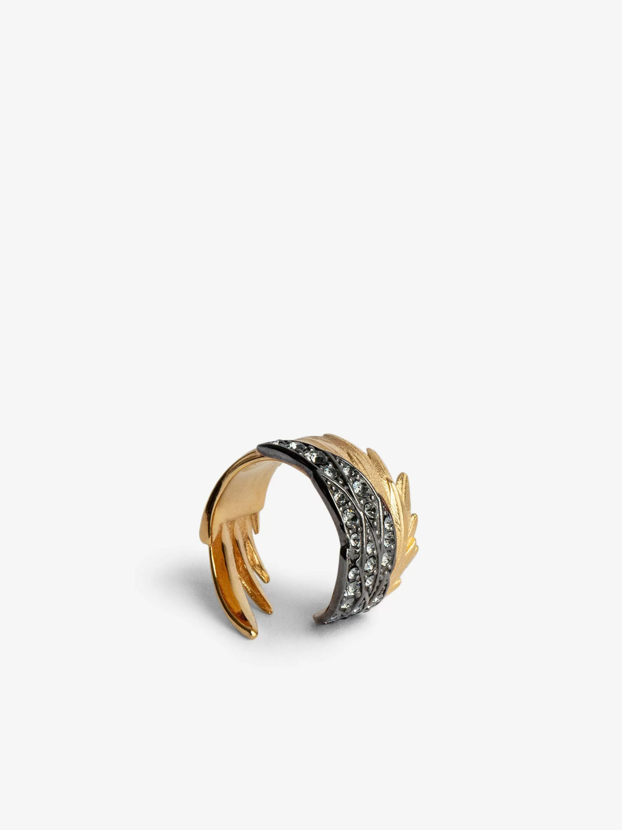 Sale Zadig & Voltaire Rock Fjaer Ring Gammelt Gull