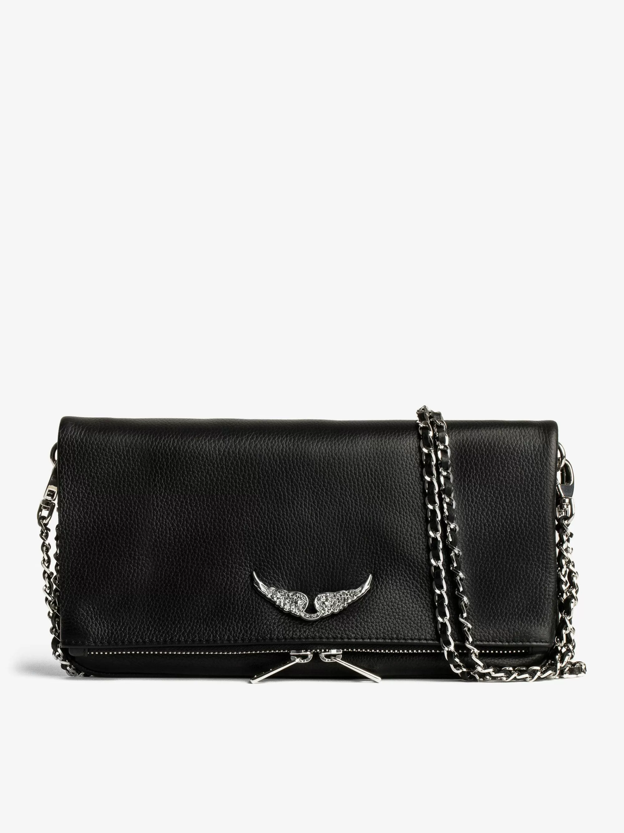 Flash Sale Zadig & Voltaire Rock Swing Your Wings-Veske Svart Solv