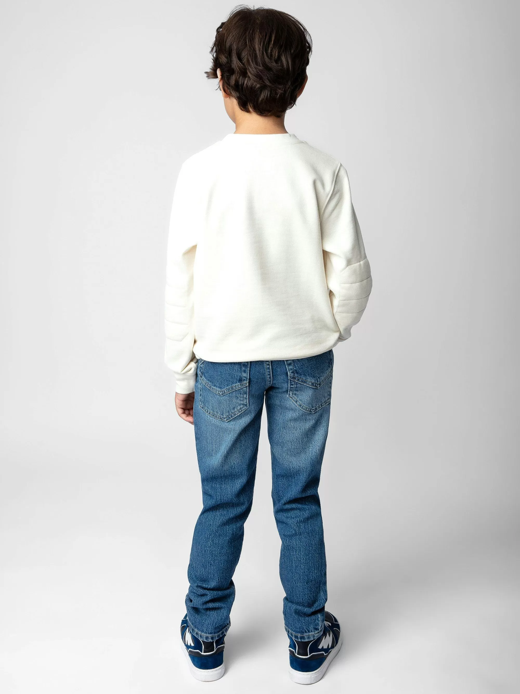 Fashion Zadig & Voltaire Simba Boy Sweatshirt Krem