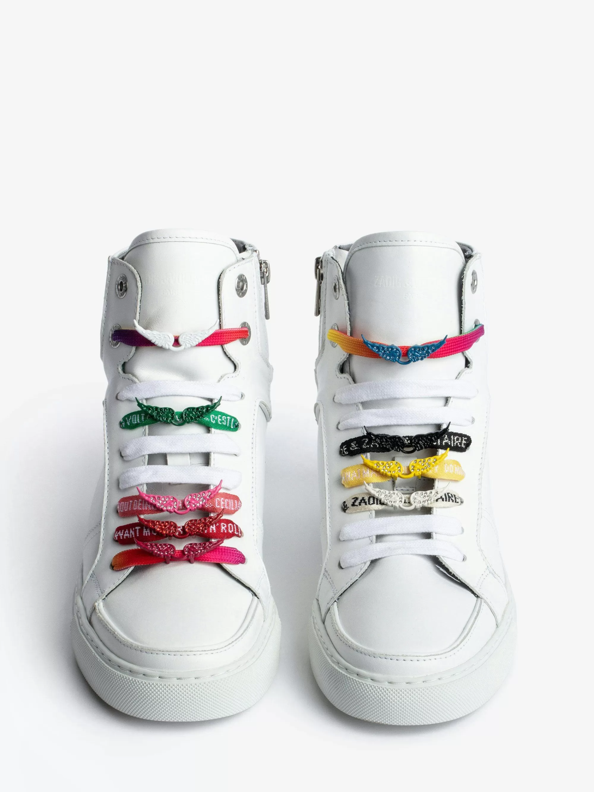 Shop Zadig & Voltaire Swing Your Wings Shoelisse Charms Neon Rosa