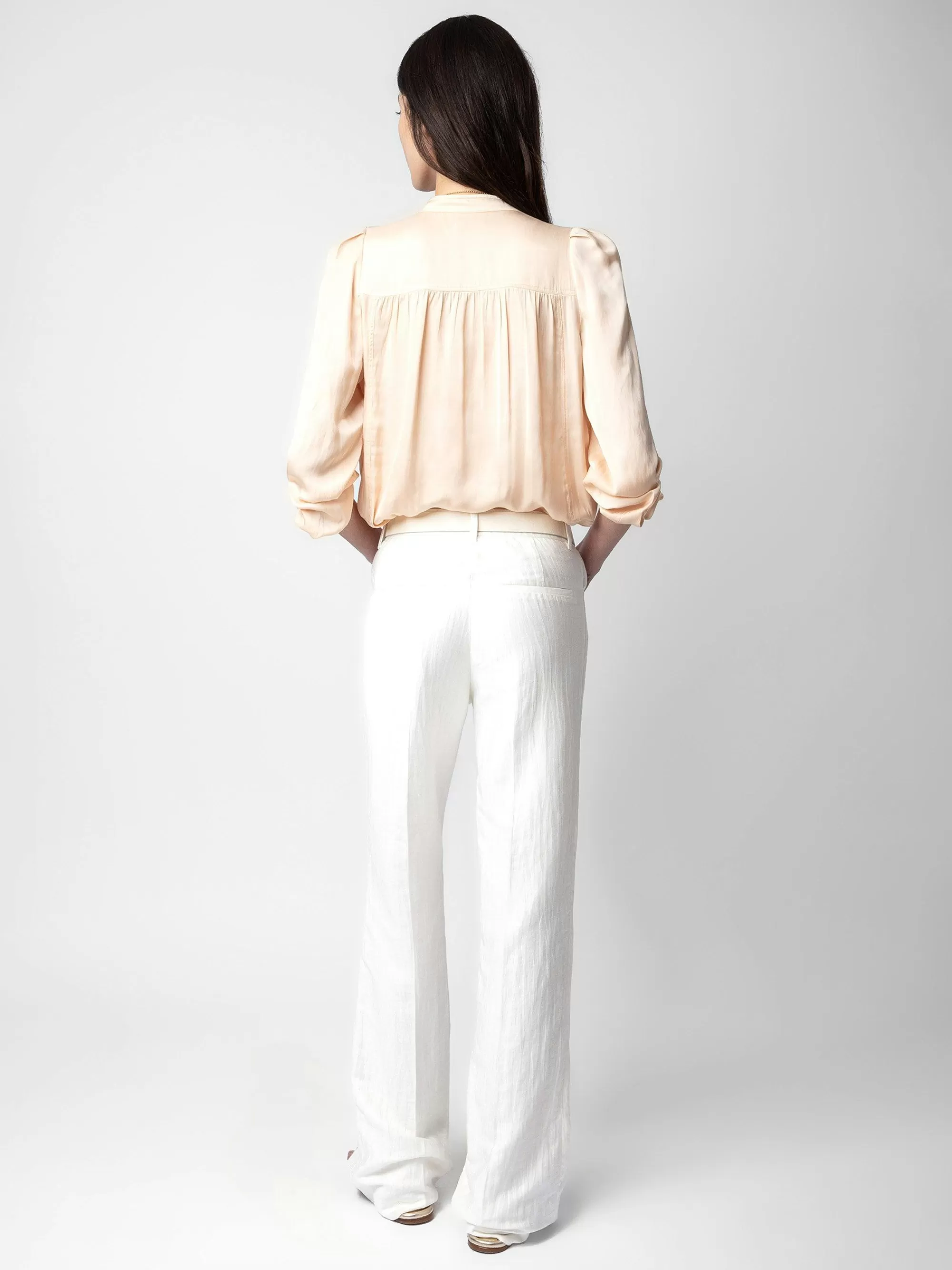 New Zadig & Voltaire Tchin Sateng Bluse Sorbet