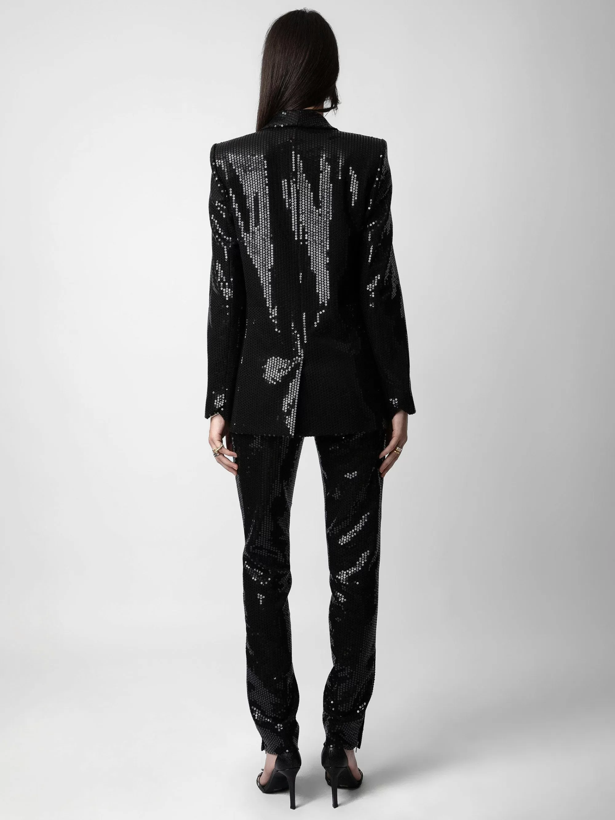 Store Zadig & Voltaire Vive Sequins Blazer Svart