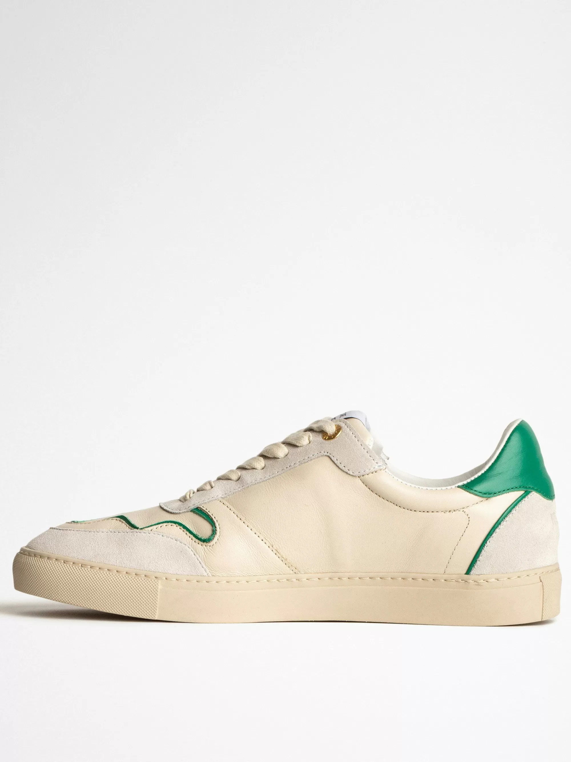 Cheap Zadig & Voltaire Zv1747 Board Low Sneakers Hvit Lidenskap