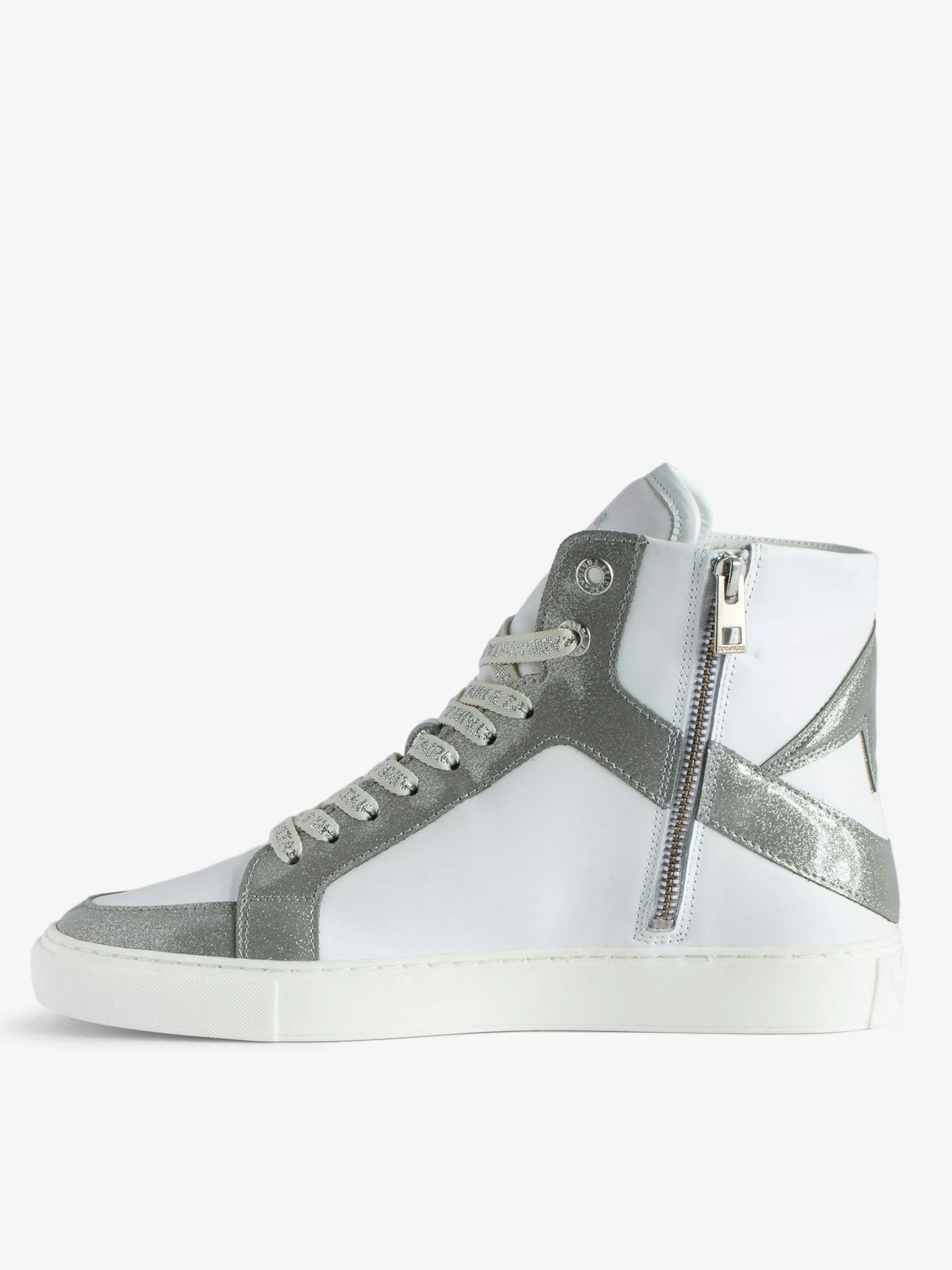 Best Sale Zadig & Voltaire Zv1747 High Flash Infinity Patent High Top Joggesko Solv