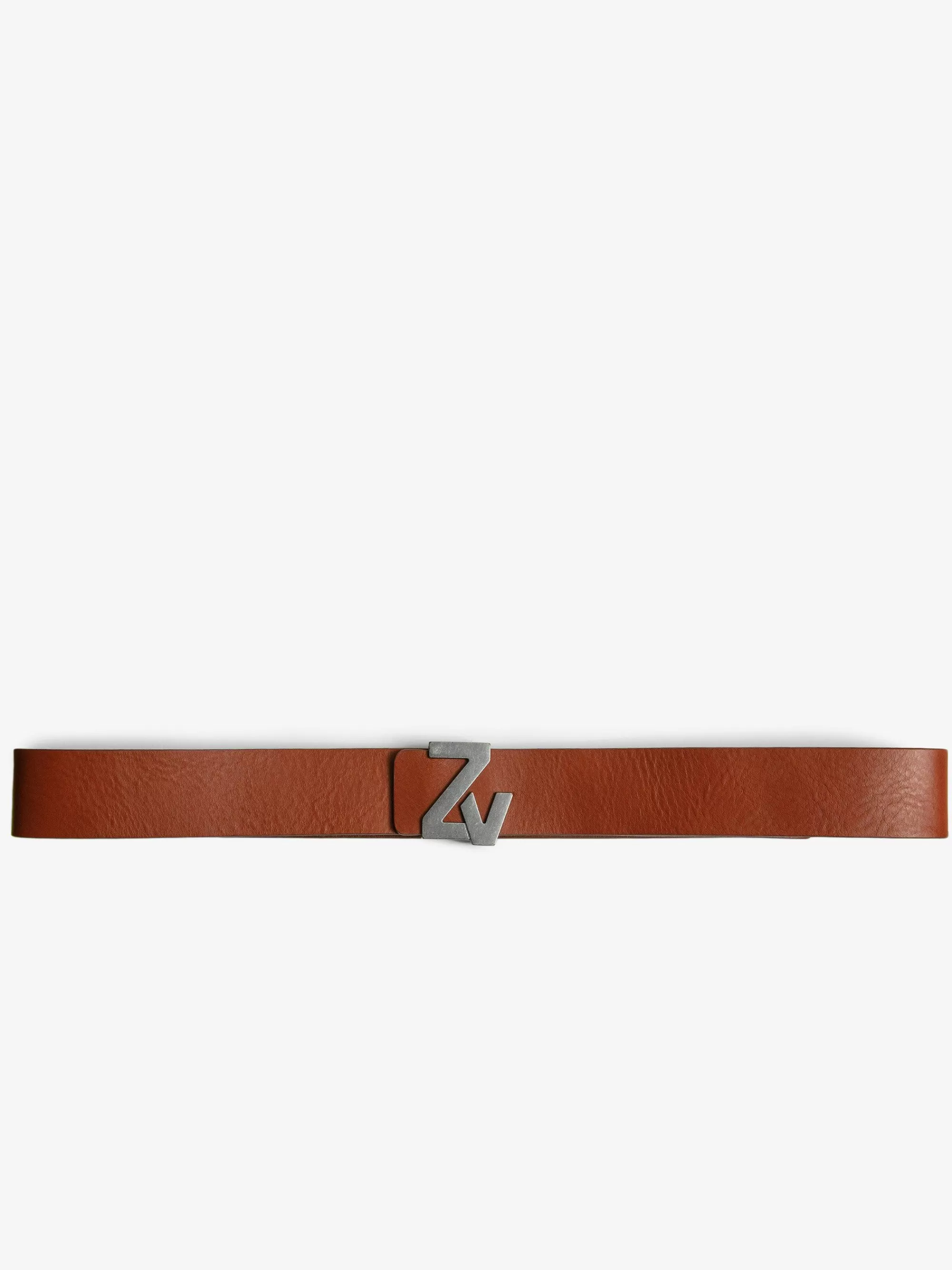 Fashion Zadig & Voltaire Zv Belt Initiale La Belt Cognac