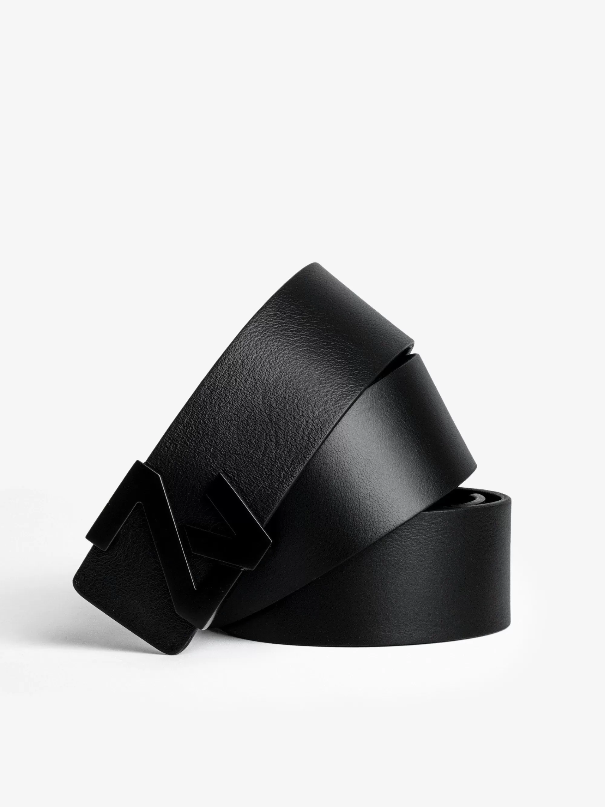 Outlet Zadig & Voltaire Zv Belt Initiale La Belt Svart