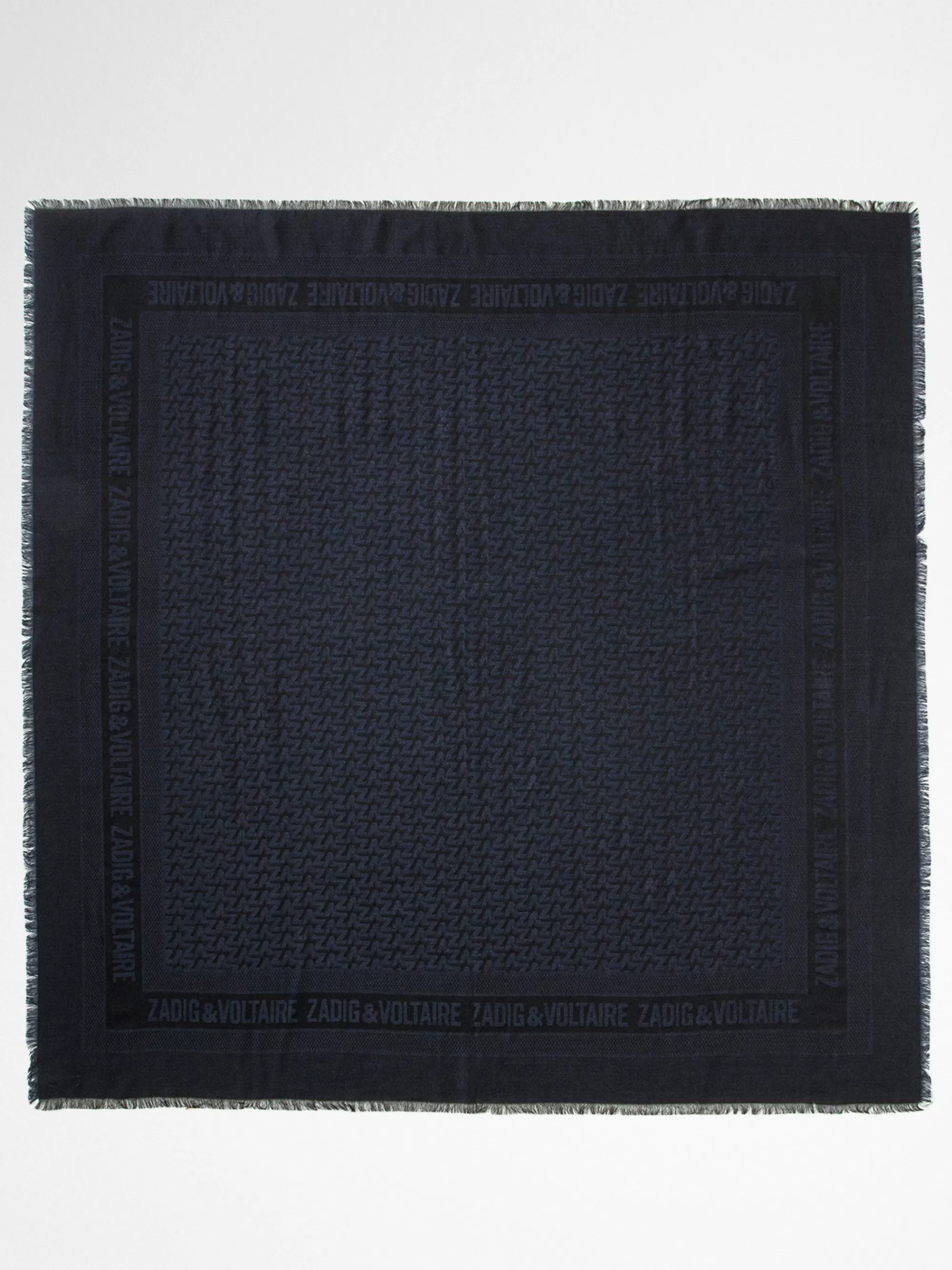 Best Zadig & Voltaire Zv Initial Glenn Scarf Blekk